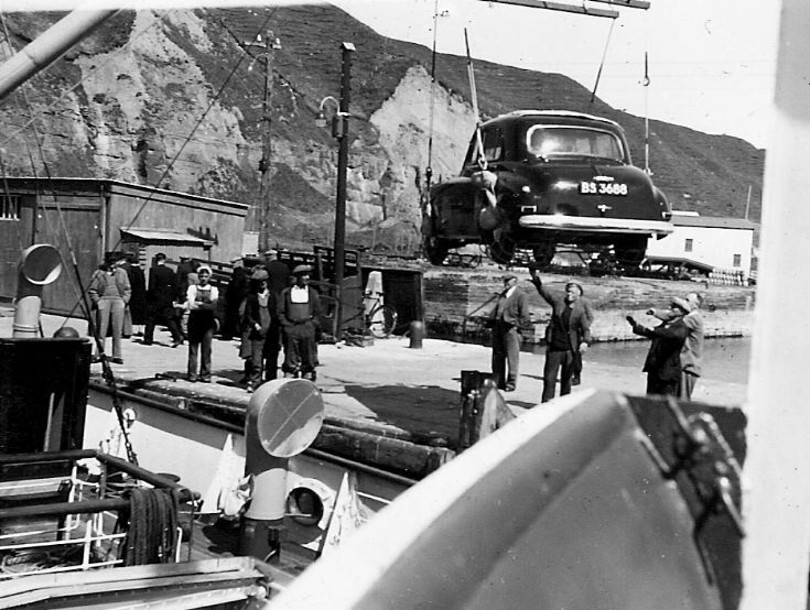 St. Ola II unloading in Scrabster.