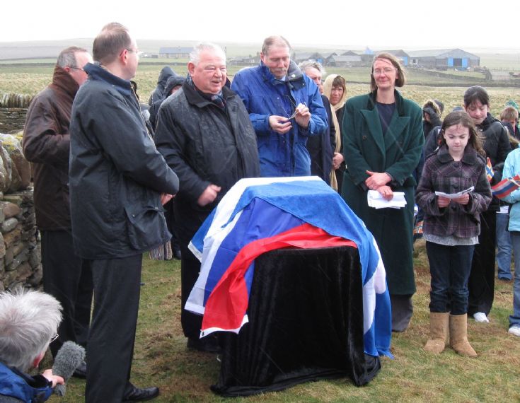 Cosmonaut Georgi Grechko speaks at Skara Brae