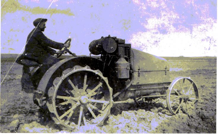 Robbie Cooper on Housebay s first tractor