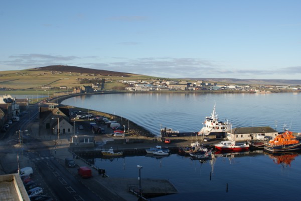 View from Kirkwall Hotel