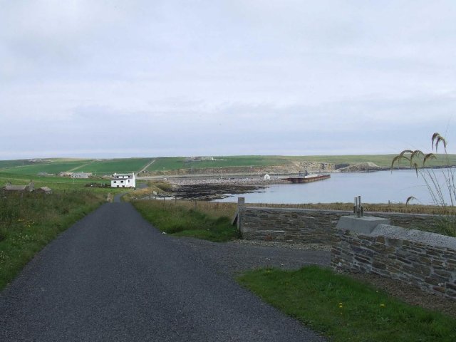 August 2006, looking over Rapness Ferry Terminal