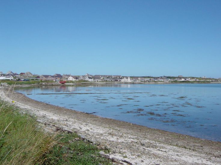 Blue sea and sky, Pierowall, Westray