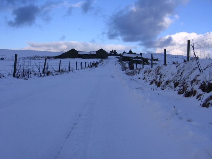 Netherhouse in the snow