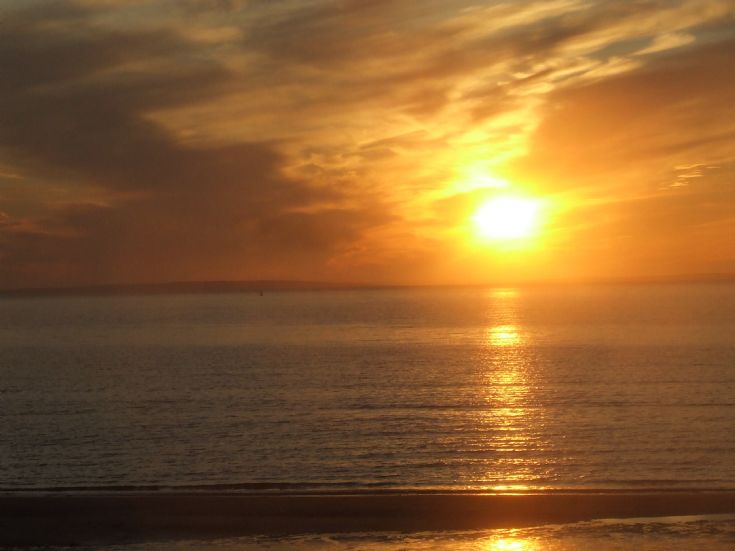 Sunset at Scapa Christmas Day 2008