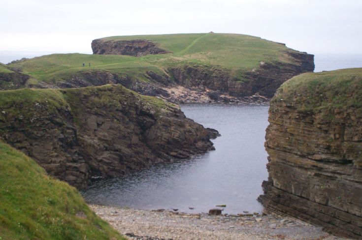 Walking at Yesnaby