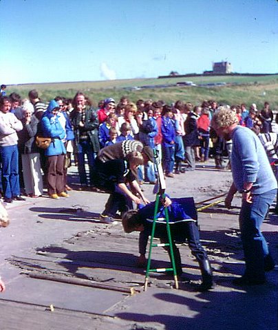 Boy's Ploughing Match. South Ronaldsay.