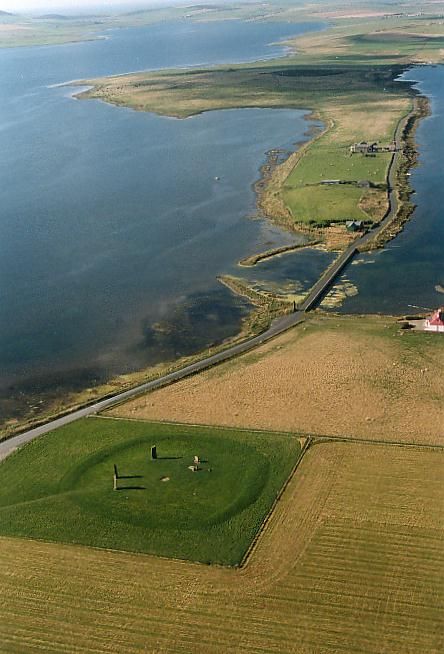 Ariel View of Standing Stones
