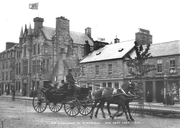 Andrew Carnegie on Kirk Green, Kirkwall