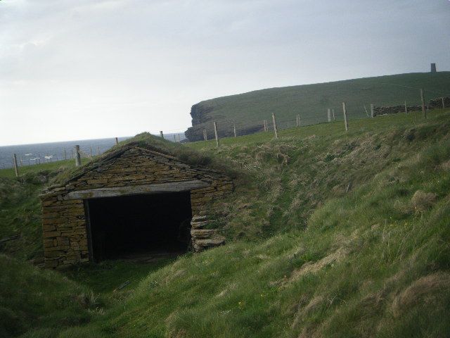 Fishermans hut at Marwick