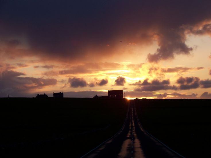 Westray sunset, June 2009
