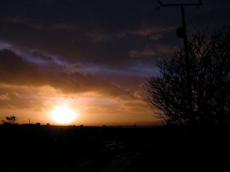 Winter Sunset over Scapa