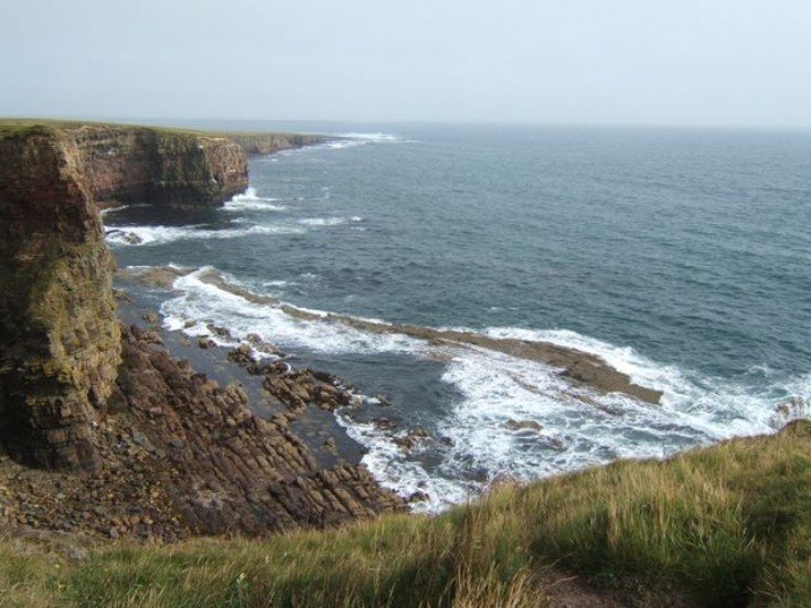 Landing place of the Stronsay Monster