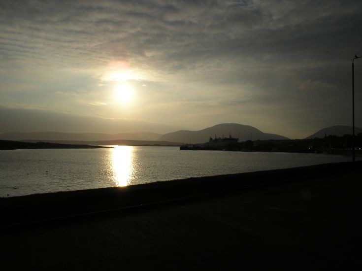 Sunset over Stromness