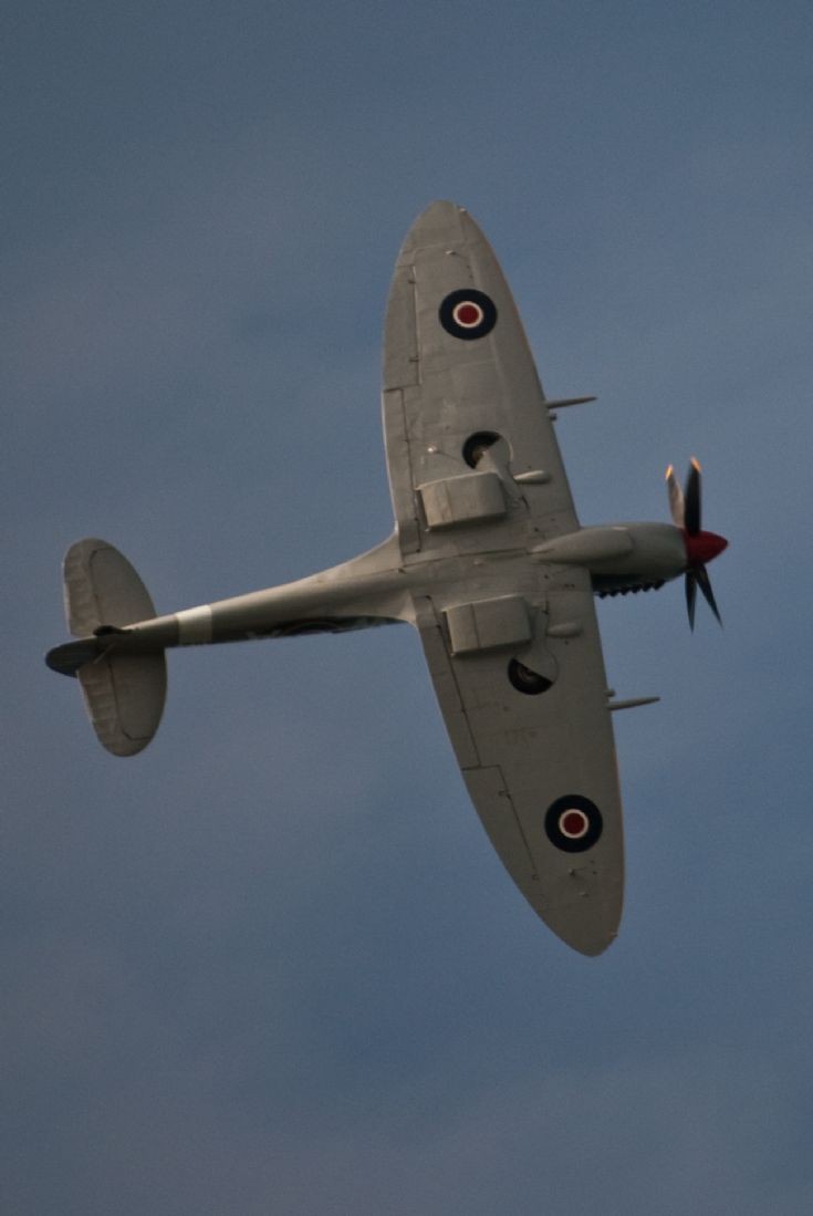 Spitfire over Orkney