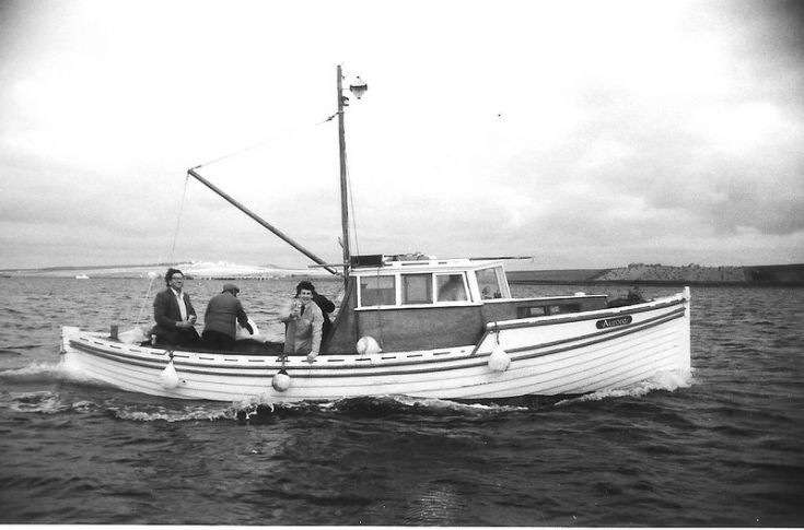 Aurora returning from Rousay