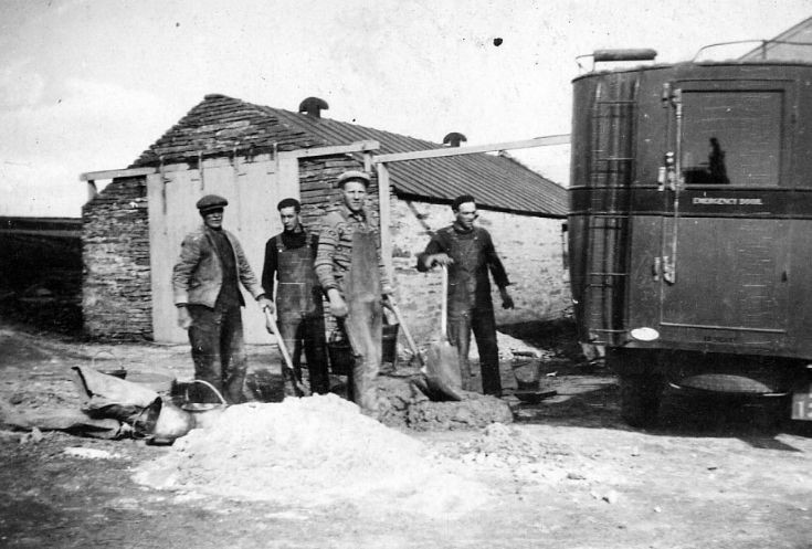 Workers in Finstown