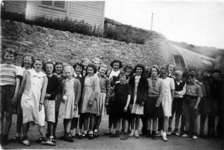 Stromness Academy pupils waiting to go on a trip