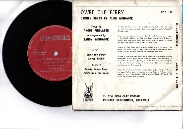 Reverse of Angus Findlater Sings