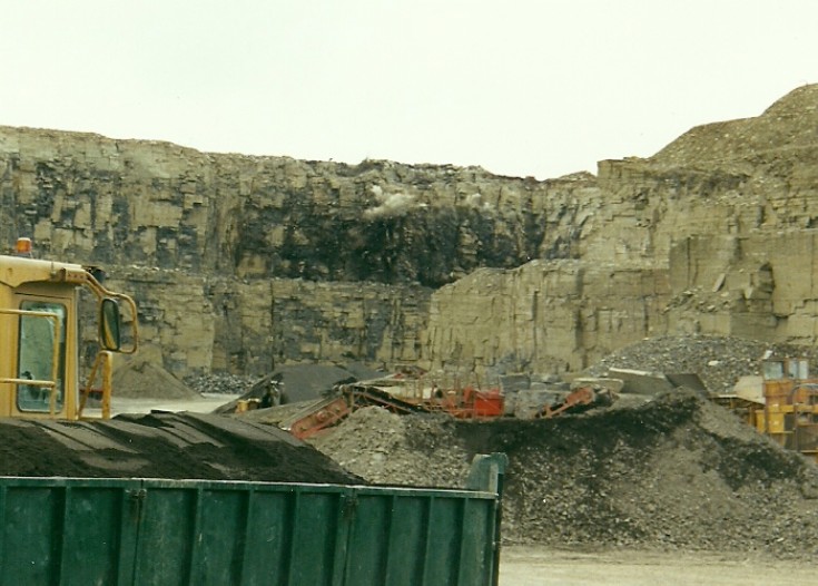 Blasting away a nobly named hill
