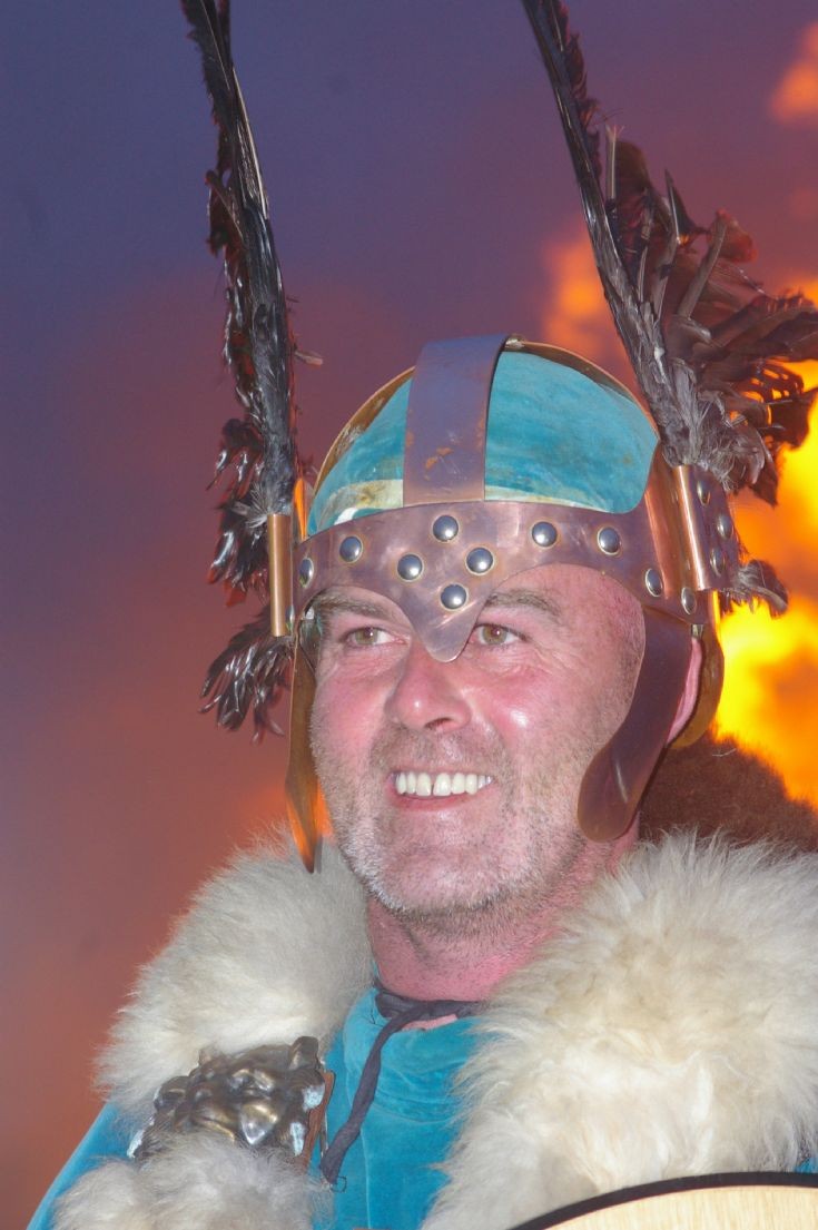 Member of Jarl Squad visiting Shopping Week