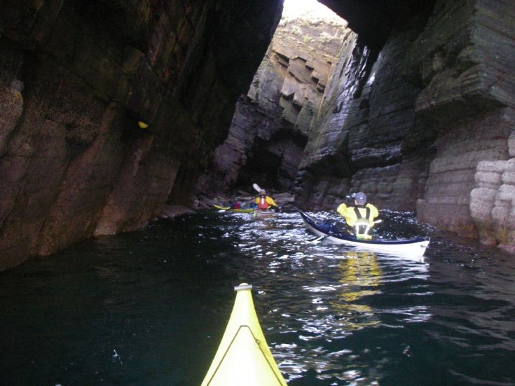Hole of the Ness from the sea