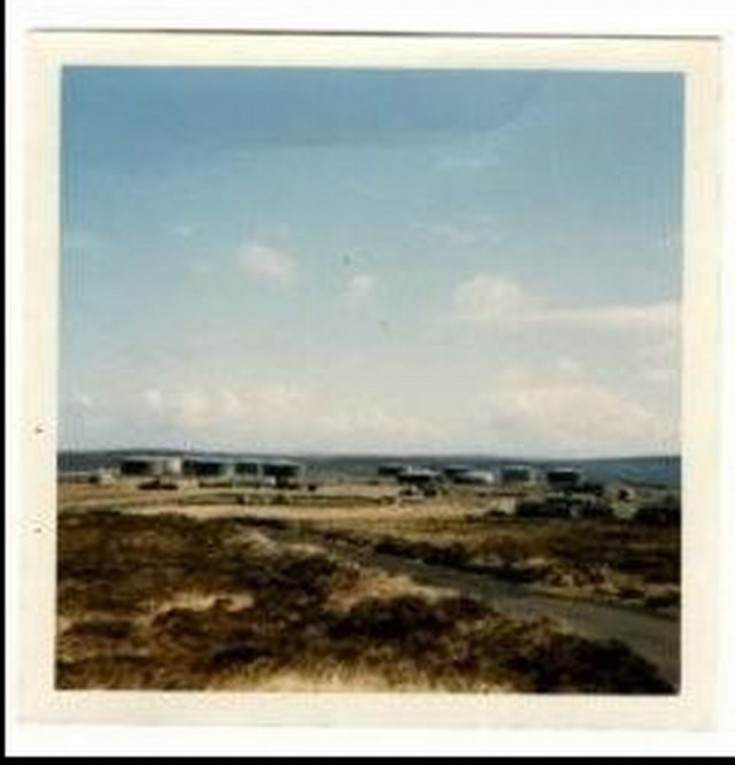 Tanks that used to be at Lyness