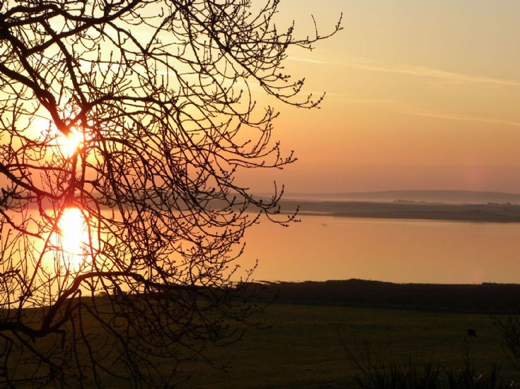 Dawn view from Berstane House