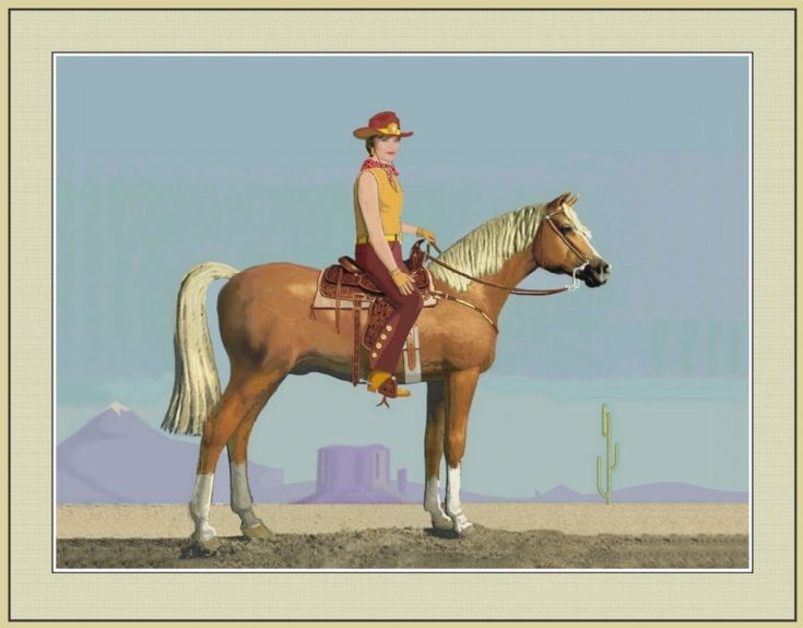 Mystery cowgirl