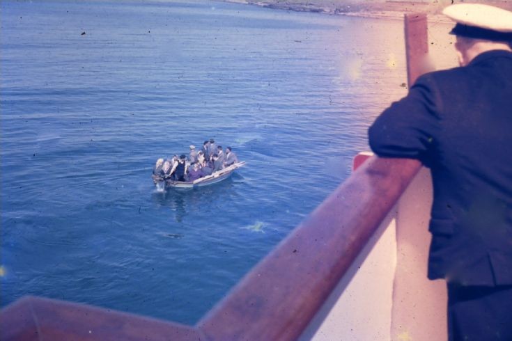 Wedding guests heading for Papa Westray