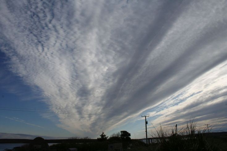 Strange cloud formation