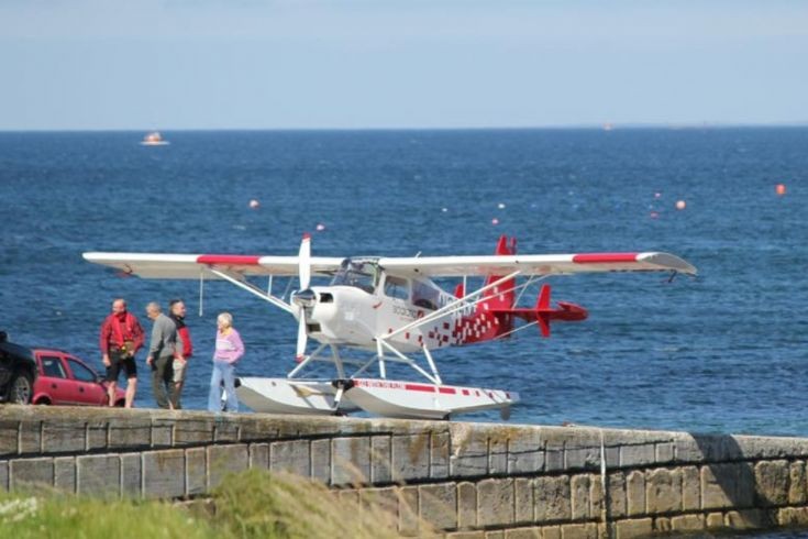 Seaplane on the Hatston slip