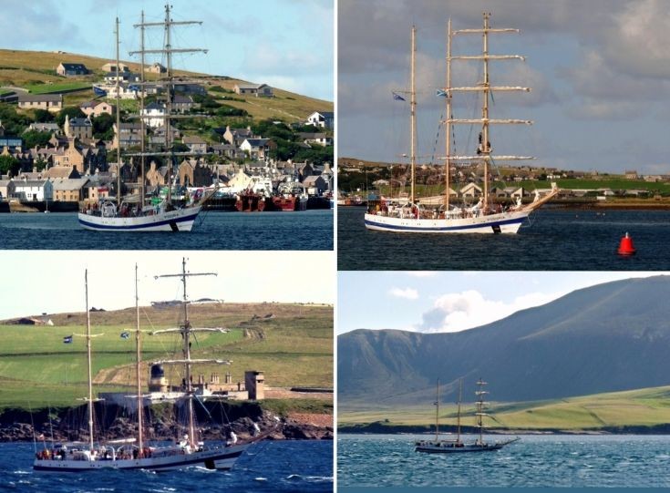 Pogoria leaving Stromness