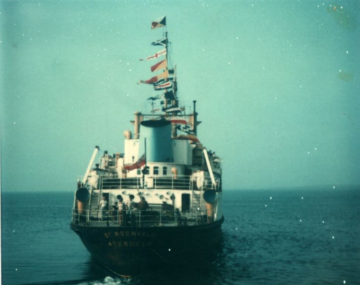 St Rognvald leaves Kirkwall for the last time