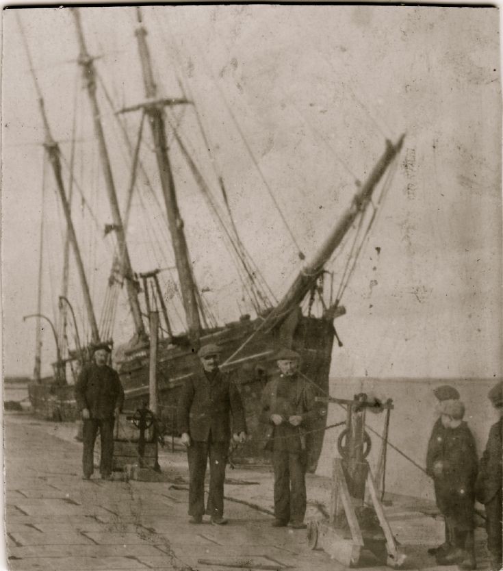 Mystery harbour scene