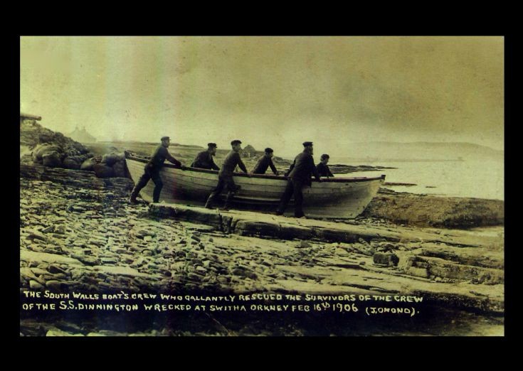 Rescue of crew of SS Dinnington