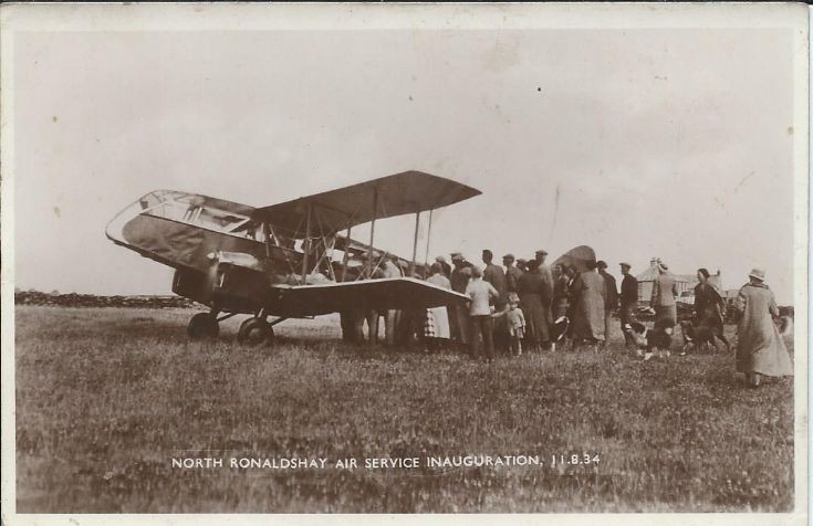 North Ronaldsay air service inauguration