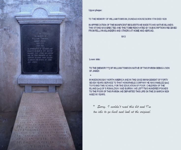 Inside Tomison's mausoleum