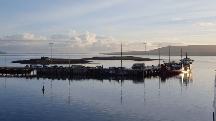 Coplands Dock from Hamnavoe