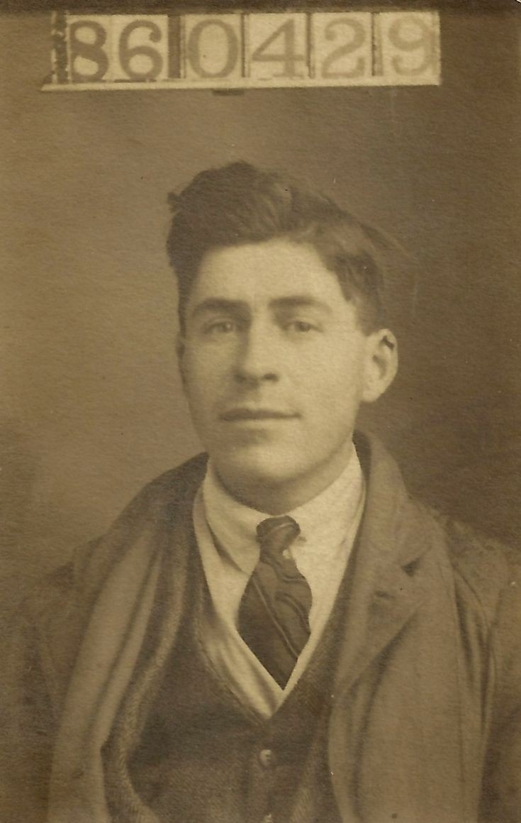 Mystery gent in a mugshot