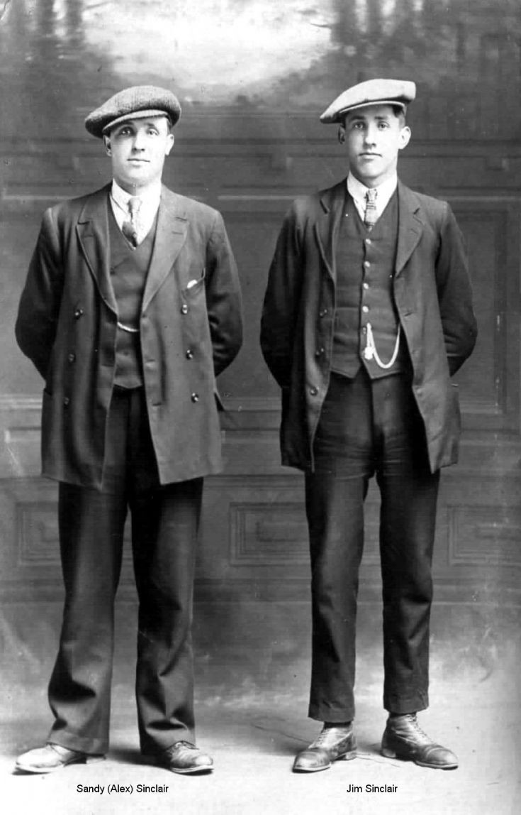 Jim and Alex Sinclair from Longhope