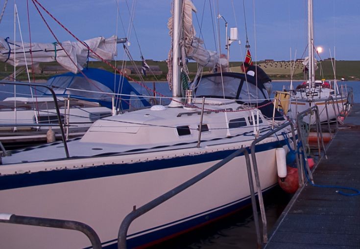 Visiting yachts from Lossiemouth