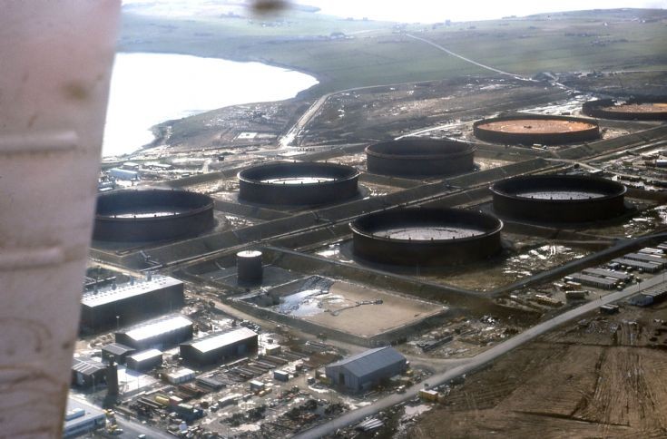 Occidental oil construction site