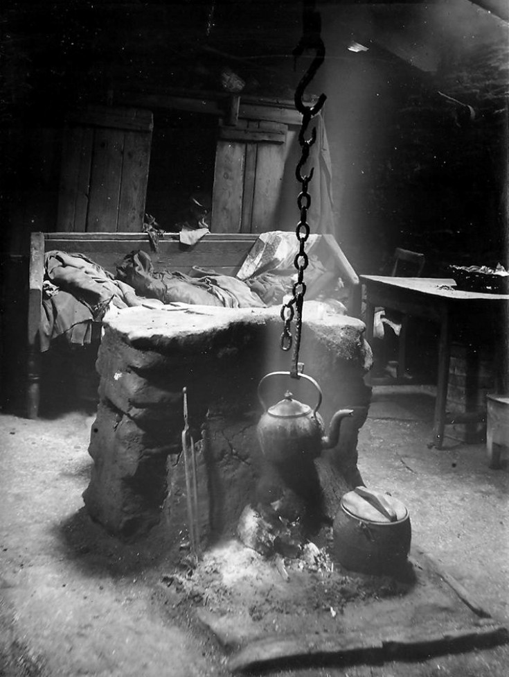 Ancient croft fireplace