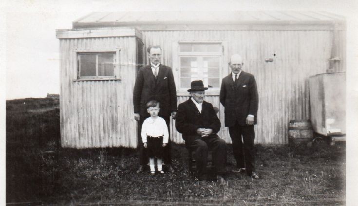 4 generations of James Simpsons on Flotta or Hoy