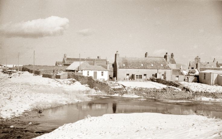 Lower Palace, Birsay from across the burn