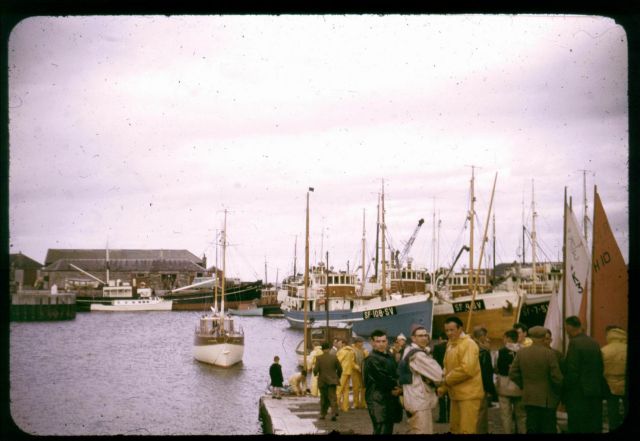 Throng at Corn Slip 1962