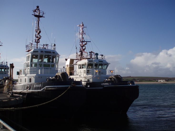Einar and Harald at Scapa