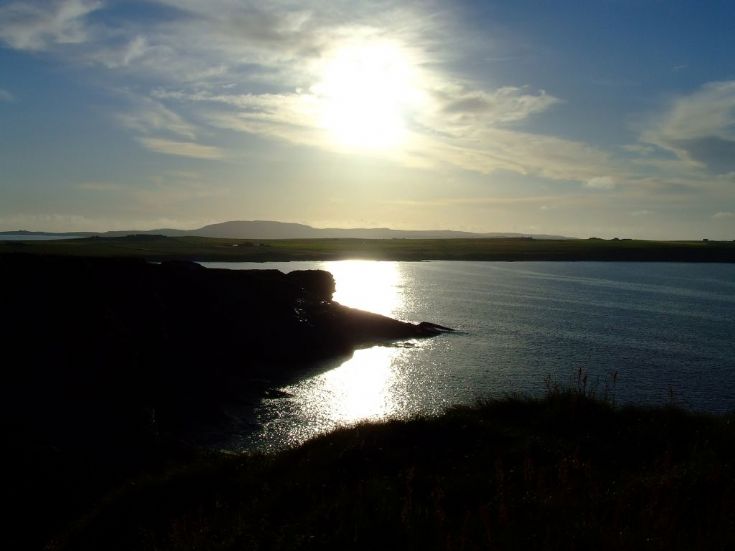 sunsets on the puffins