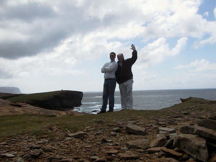 Fraser Devine and Myself at Yesnaby