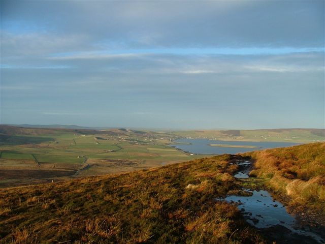 Finstown from Wideford Hill